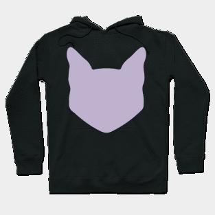 Purple Cat Head Hoodie